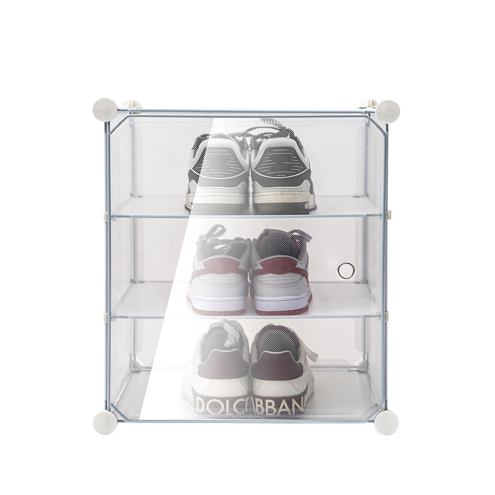 12-Tier Shoe Rack Organizer Stackable Closet 36 Pairs Shoes Box Storage Cabinet