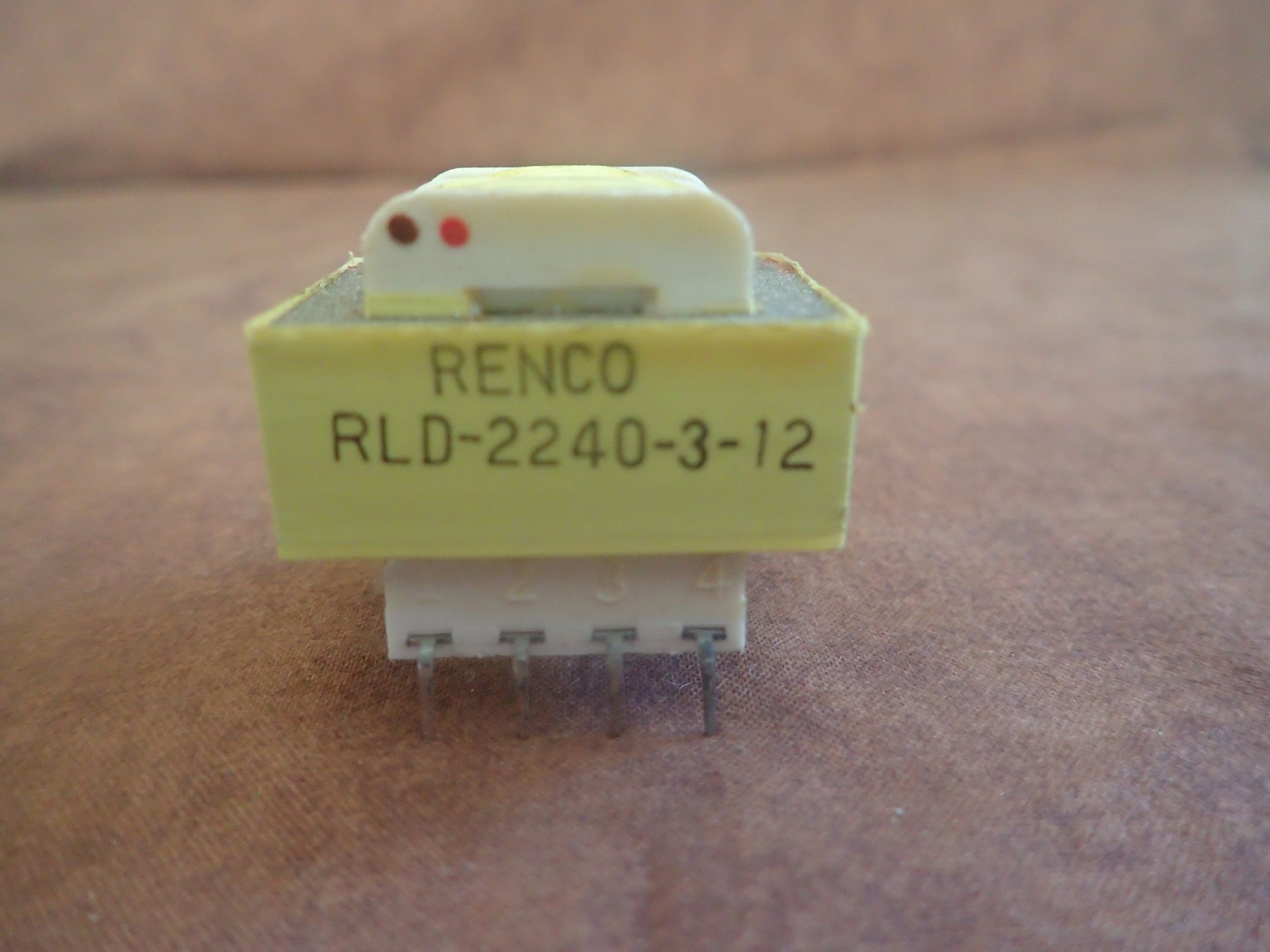 Power Transformer, RENCO RLD-2240-3-12, 2.4 VA, 115/230VAC Pri, 6.3/12.6VAC Sec