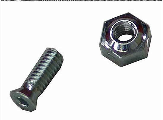 20 Countersunk Section Bolts & Nuts  Fits J.E. LOVE,HART CARTER, Knife heads