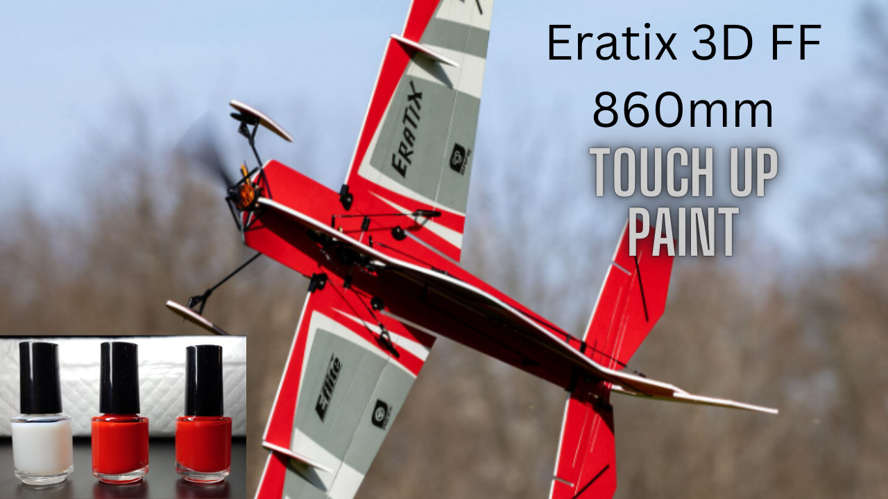 E-FLITE Eratix 3D FF (Flat Foamy) 860 RC AIRPLANE TOUCH UP PAINT GREAT TO HAVE