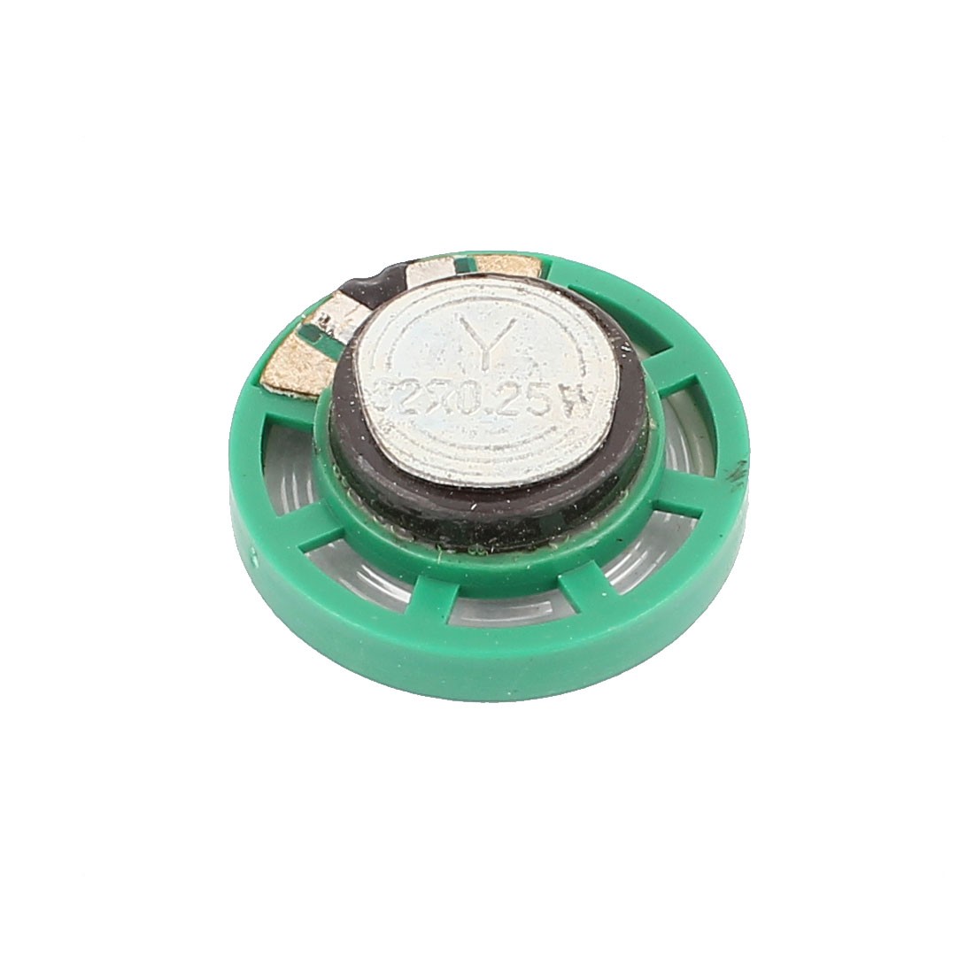 Plastic Shell 27mm 32 Ohm 0.25W External Magnet Speaker Horn Loudspeaker, Green