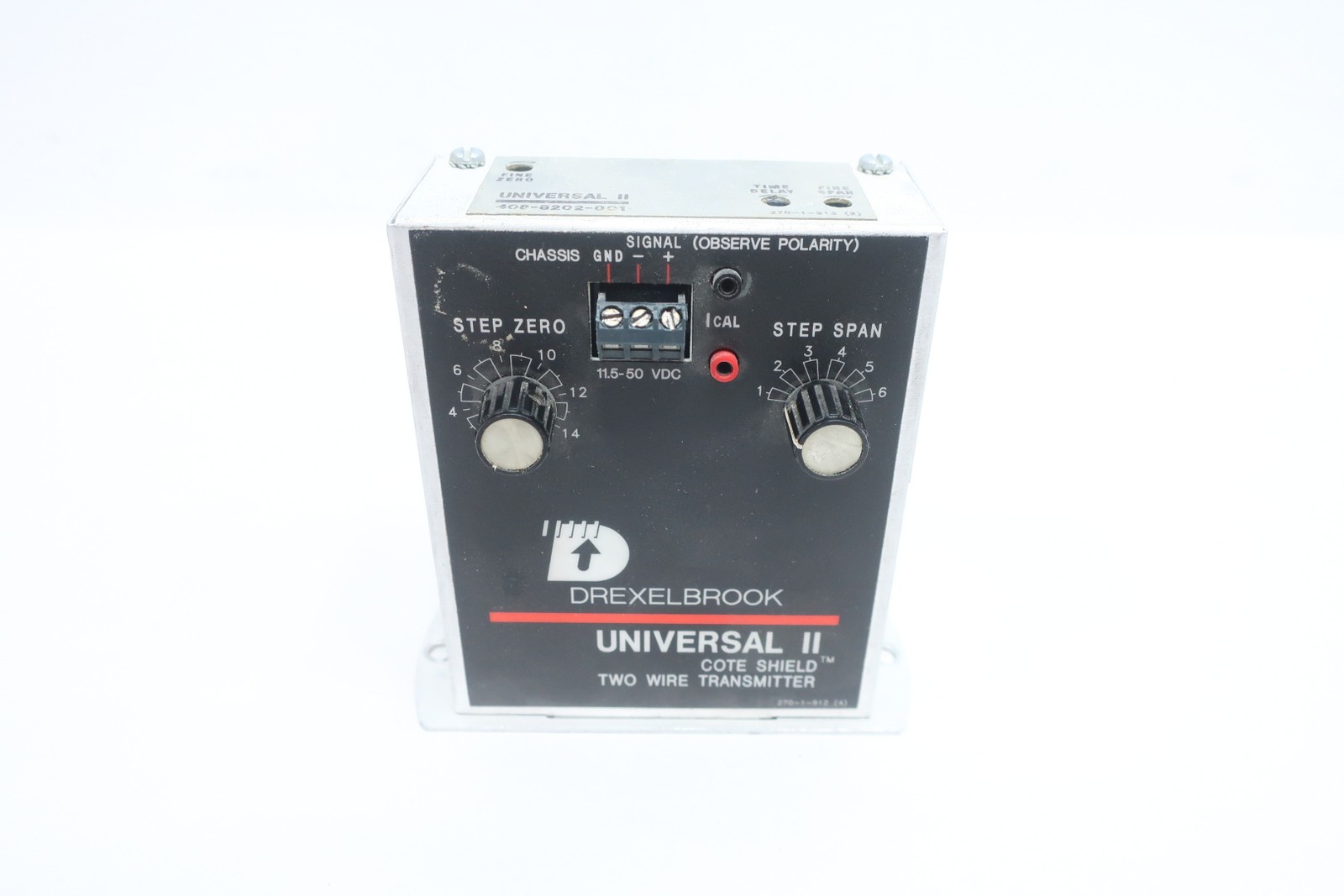 Ametek Drexelbrook 408-8202-001 Universal Ii Cote Shield 2-wire Transmitter