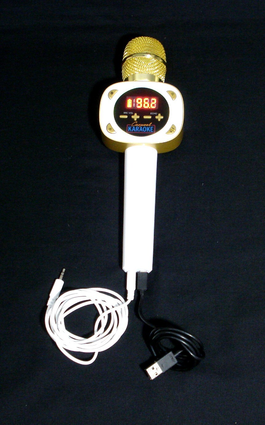 CARPOOL KARAOKE BLUETOOTH MICROPHONE SINGING MACHINE