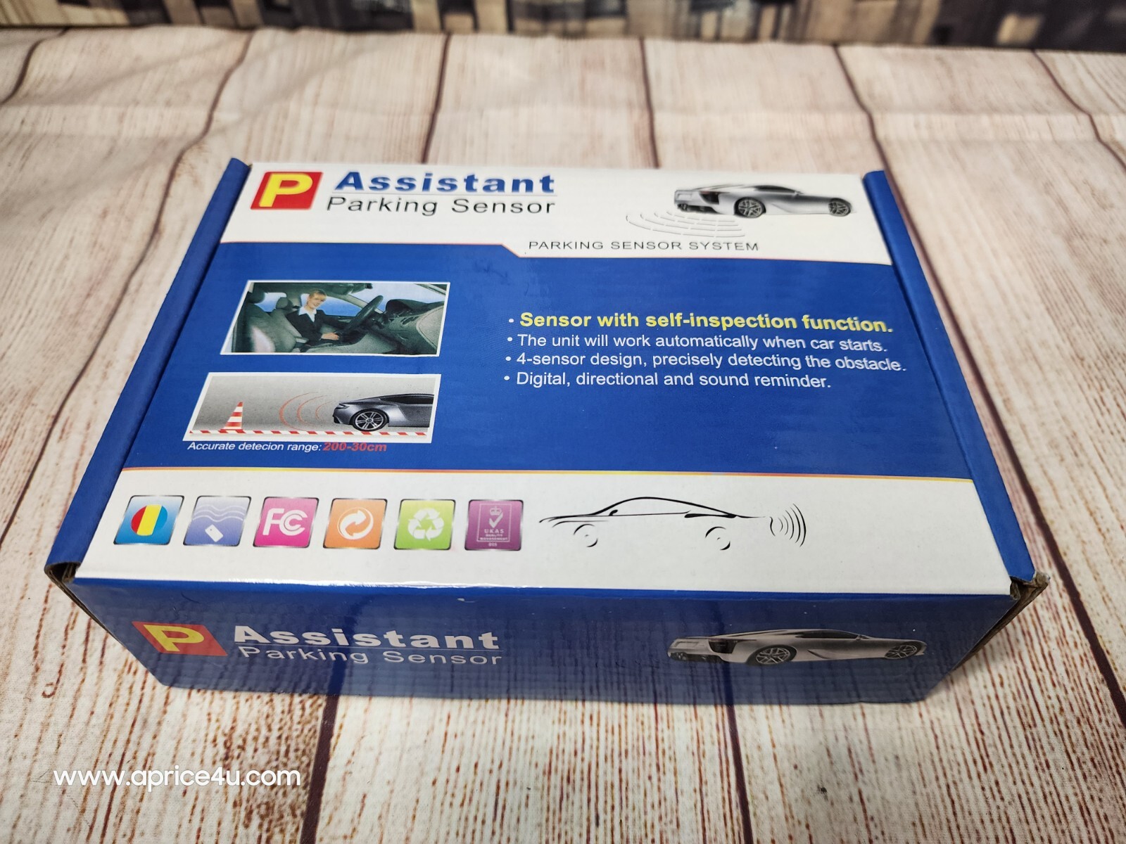 Assistant Parking Sensor Kit – 4-Sensor Flush Mount System Digital LCD Display