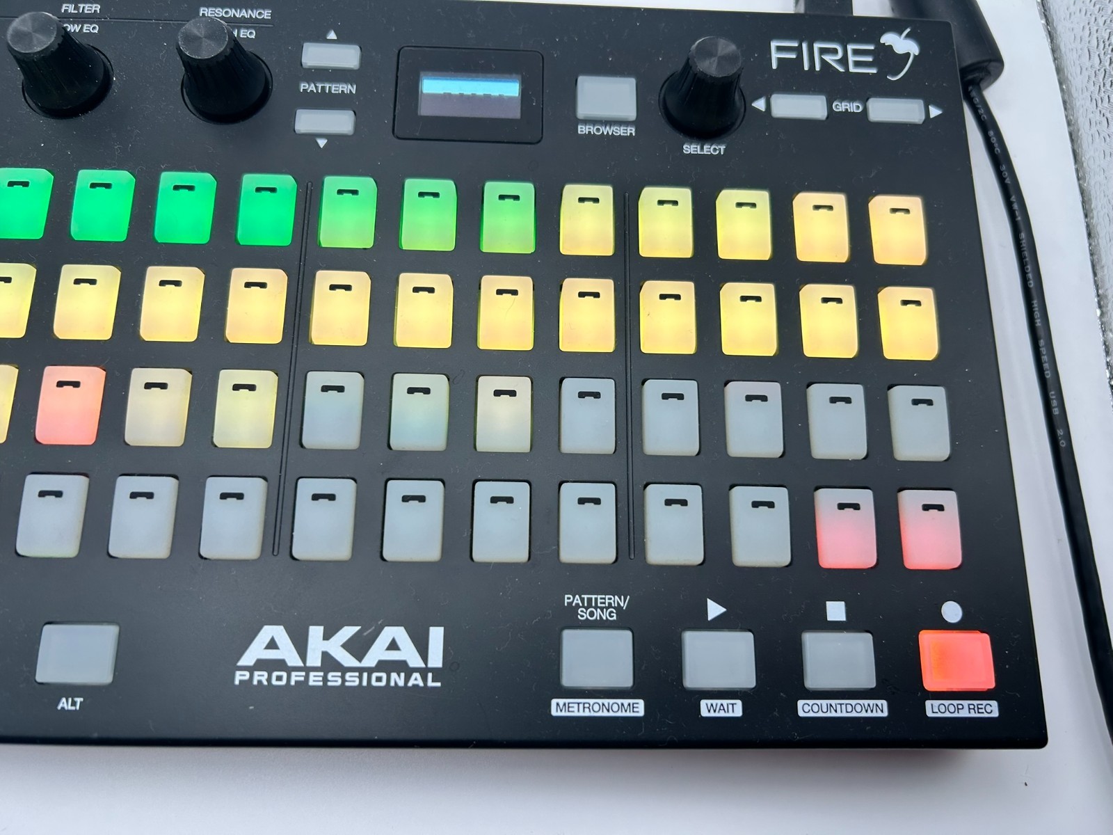 Akai Professional Fire FL Studio USB Midi Pad Controller USED, hardware only
