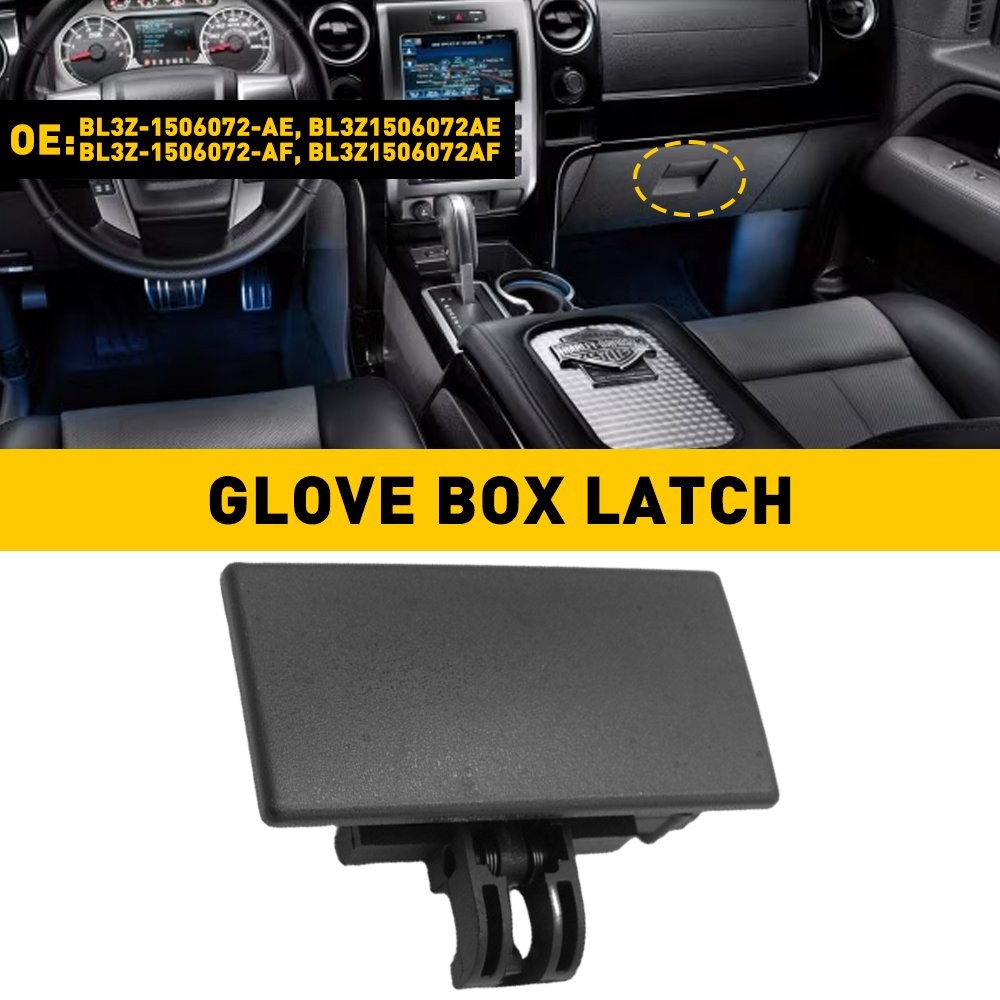 For 09-14 Ford F-150 Dusk Gray Glove Box Latch Grey Handle OE# BL3Z-1506072-AF