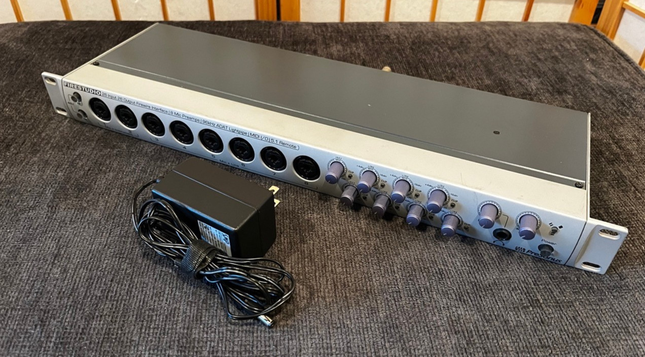 PreSonus FireStudio 26x26 Audio Interface FireWire 24-Bit 96kHz Studio Rack