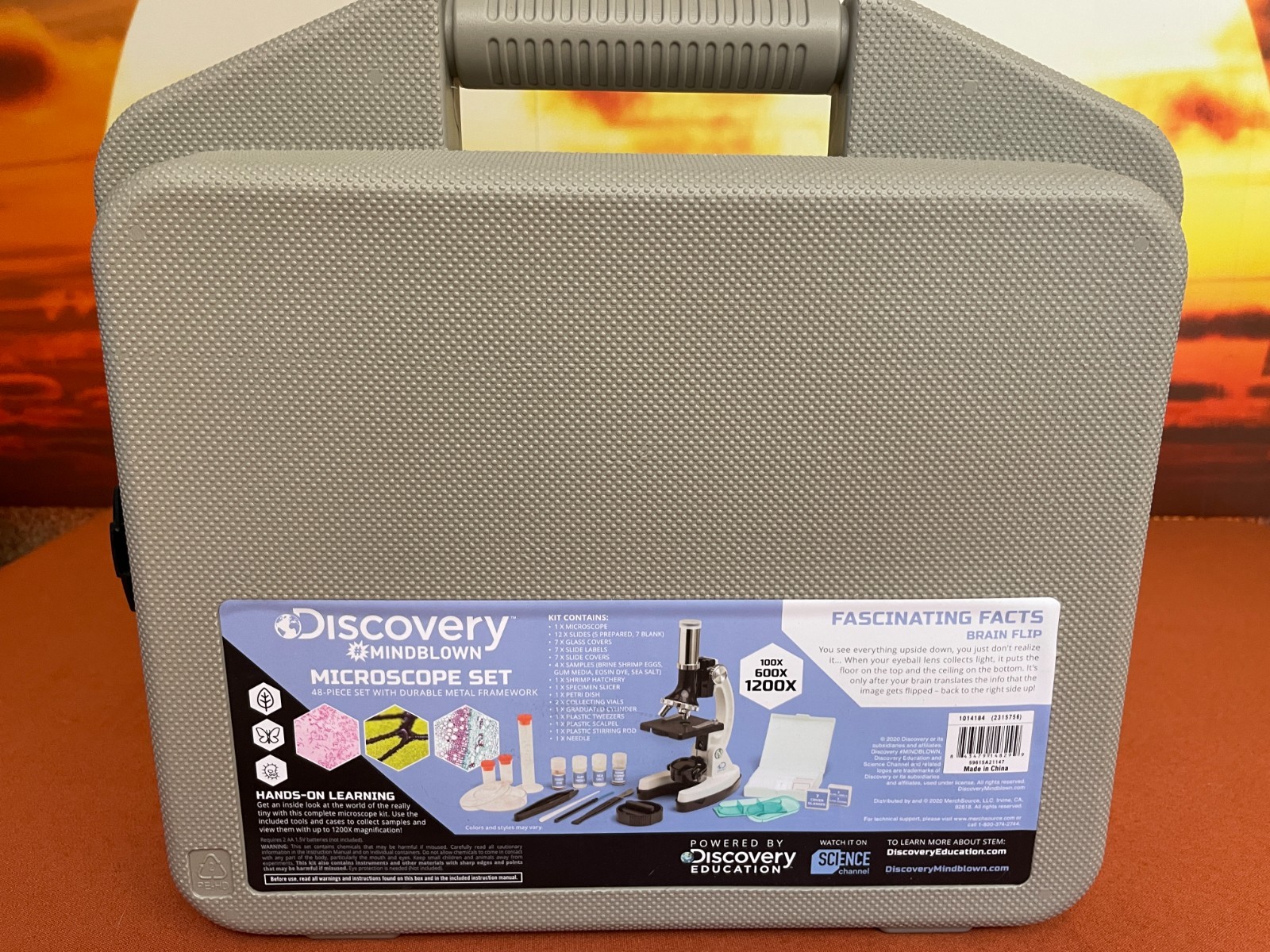 Discovery #Mindblown Microscope Set 48-Piece with Durable Case NEW