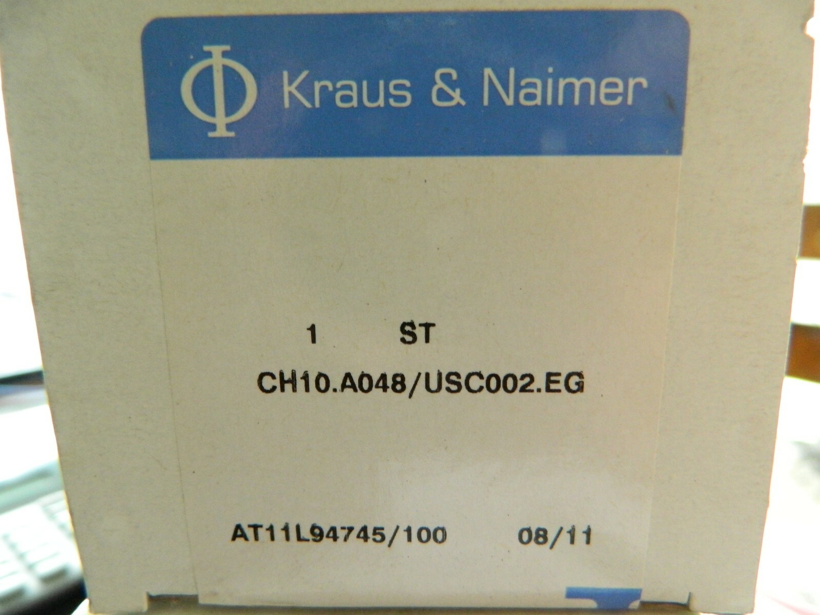NEW in Box Kraus & Naimer CH10.A048/USC002.EG Rotary Switch
