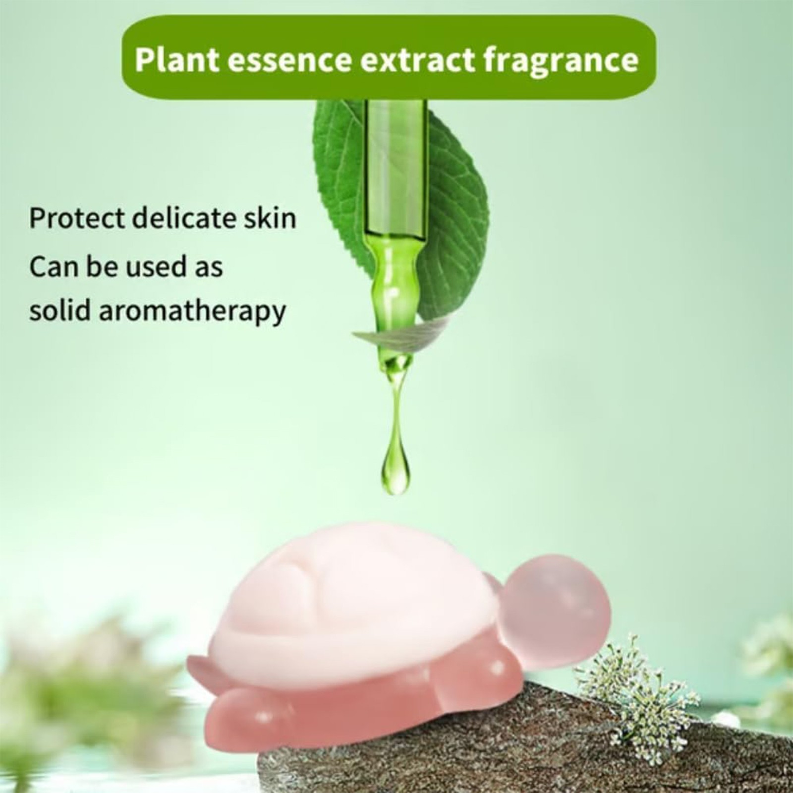 Moisturizing Kids Bath Soap Turtle Shape 4X Creative Cute Soap Cleansing