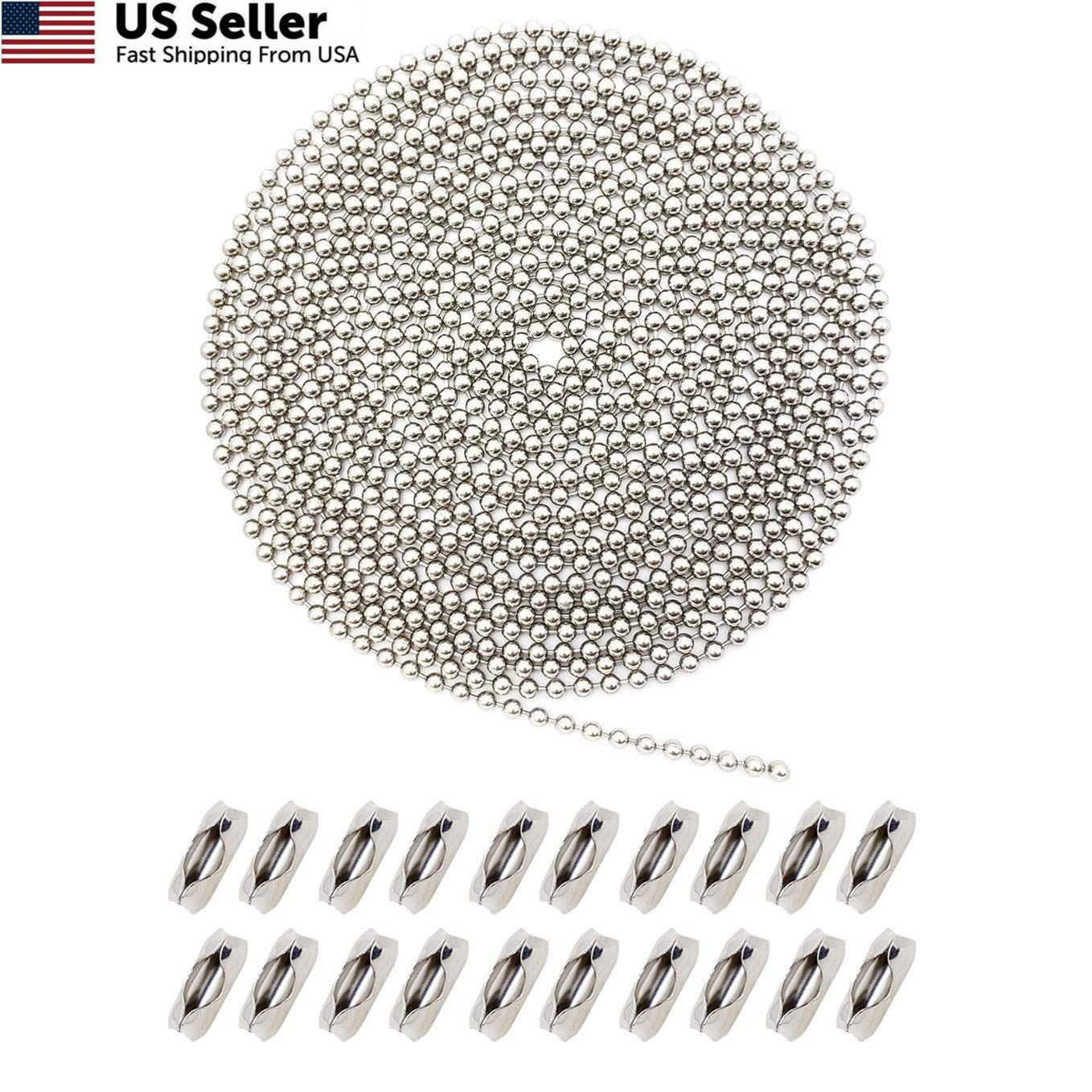 Ceiling Fan Pull Chain Extenders – 16 ft 3.2 mm Stainless Steel