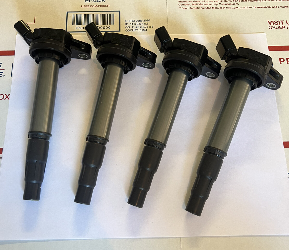 4Pcs Genuine Ignition Coil For Toyota Corolla and Toyota Prius OEM 90919-02258