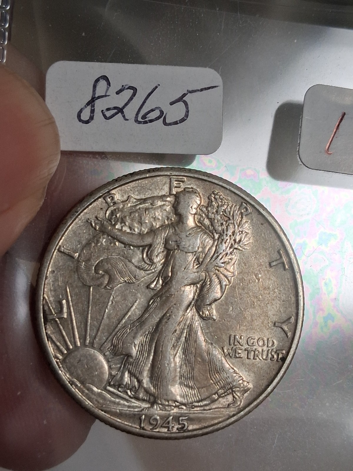 1945 D WALKING LIBERTY HALF DOLLAR