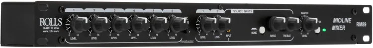 Rolls RM89 8-channel Mic/Line Mixer