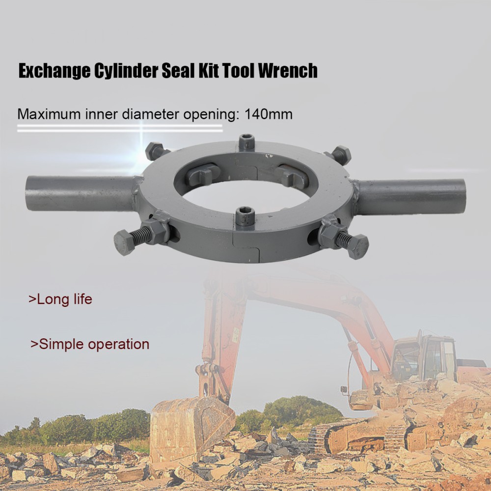 90mm-140mm 4 bolts Special Change Cylinder Head Wrench For All Brand Excavator