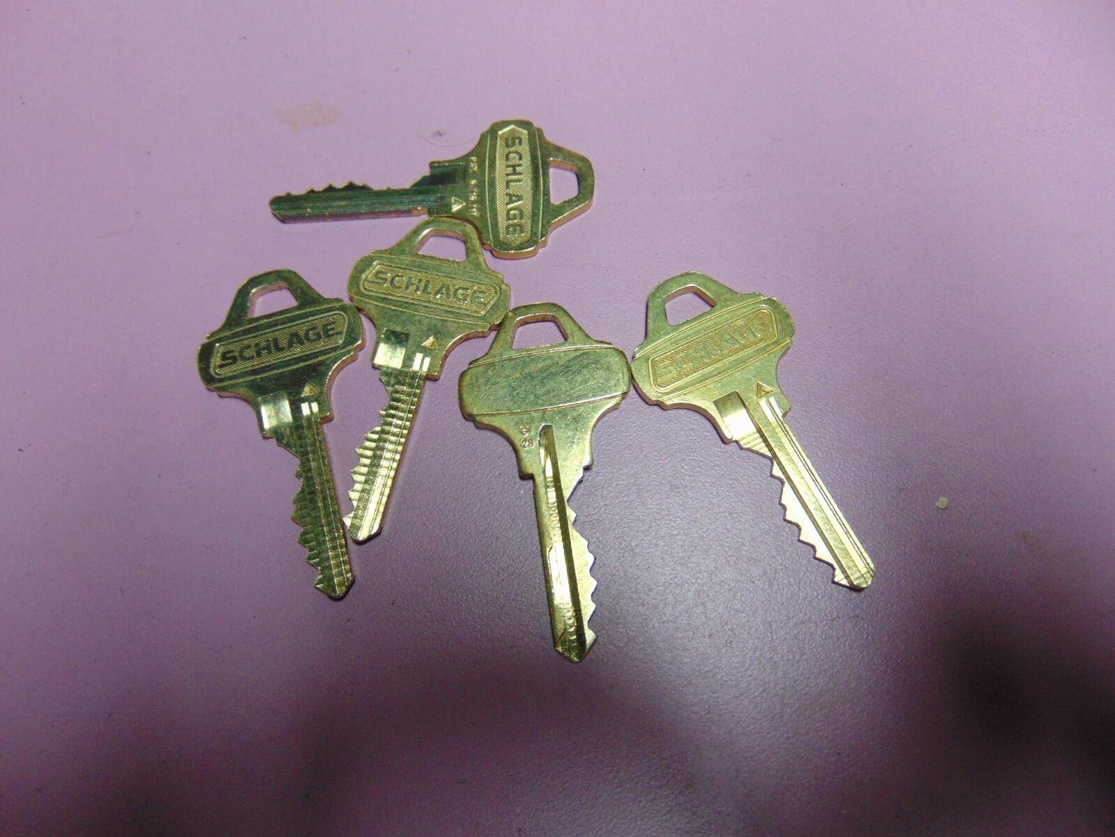 5  KEYS   EVEREST SCHLAGE C123  KEYS  CUT THE SAME     LOCKSMITH
