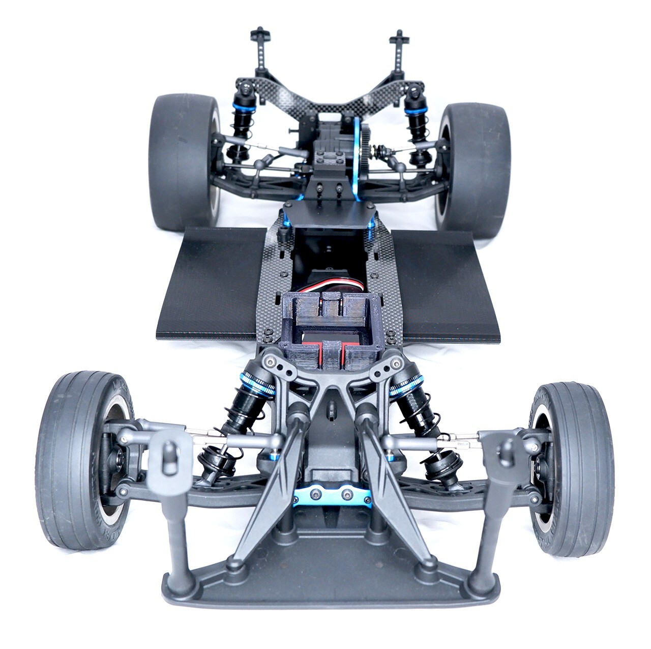 DR10M Side Wing Dams No Prep Drag Racing AirFoil Downforce Team Associated NPRC