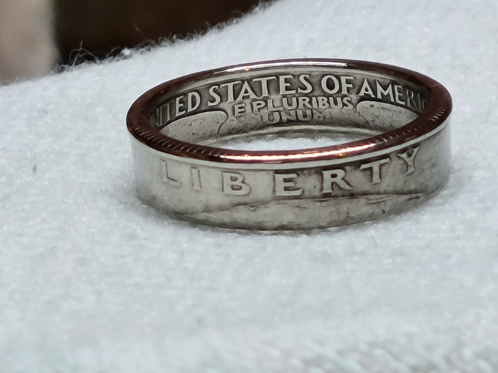1990 - Size 11 Dated Quarter Coin Ring