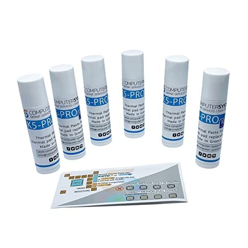 High-Performance 6X10g Thermal Paste for Laptop & Console Cooling - Viscous Putt