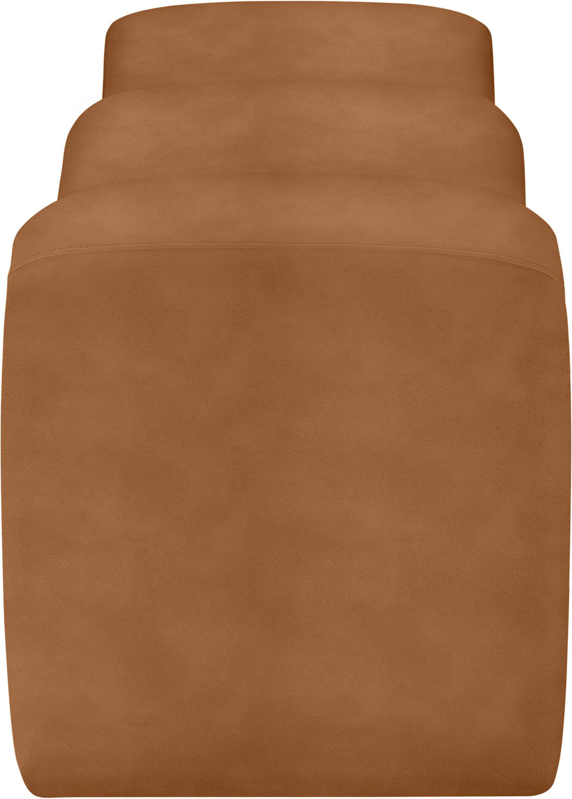 Meridian Furniture Willow Cognac Vegan Leather Bench