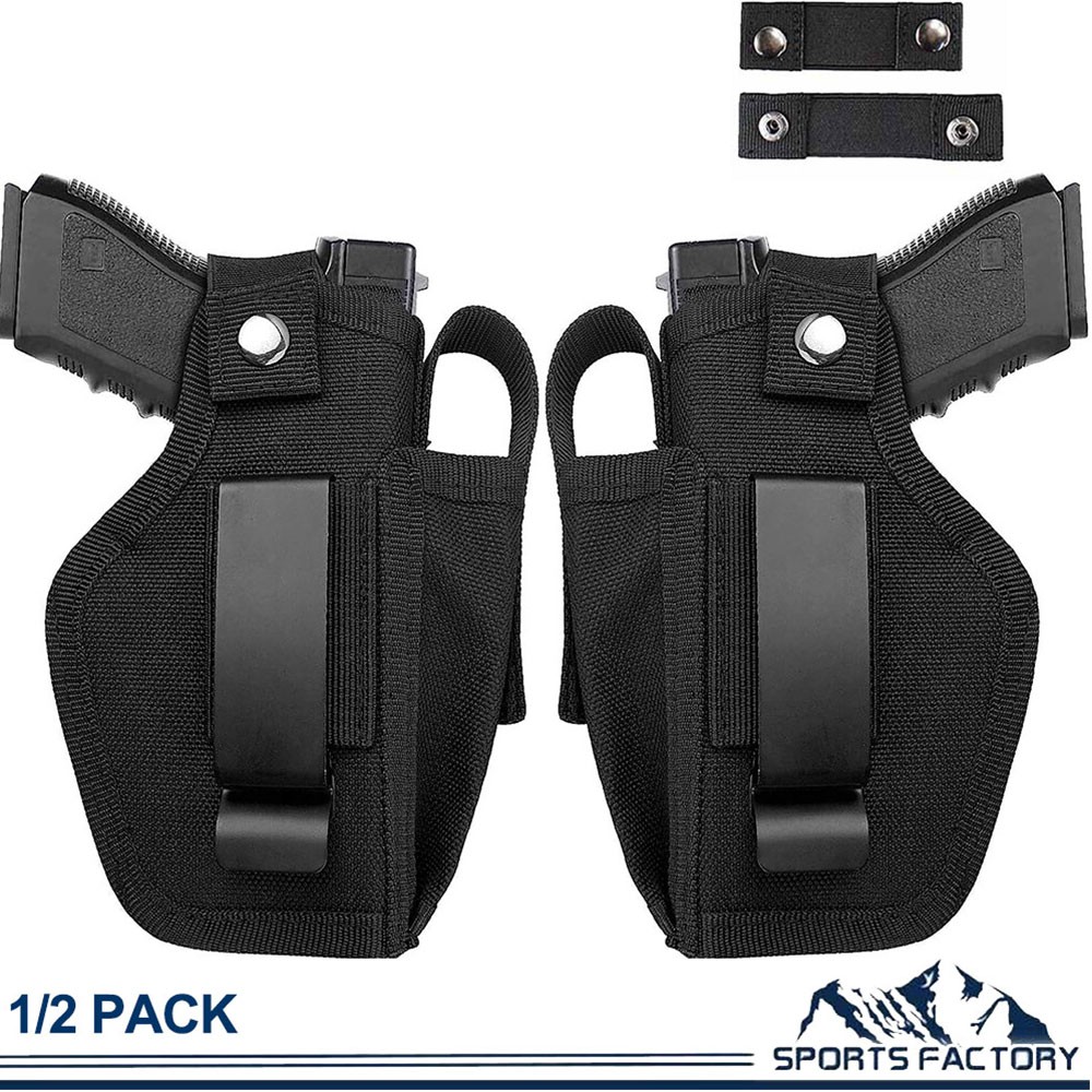 Gun Holster Tactical Concealed Carry Pistol Left/Right Hand IWB OWB w Mag Pouch