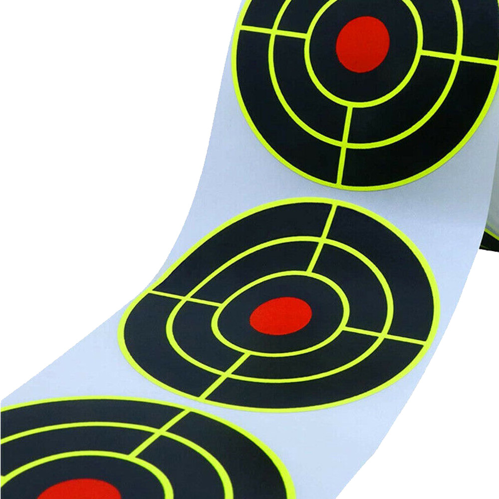 Splatter Target Stickers 3" Self-Adhesive Reactive Targets Paper for Shooting