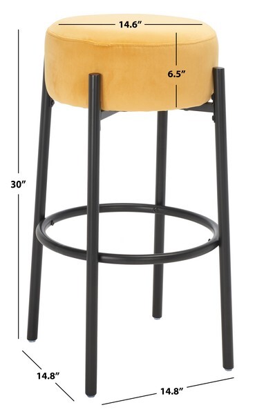 Safavieh PAISLEIGH METAL LEG BARSTOOL, Reduced Price 2172728520 SFV5031D