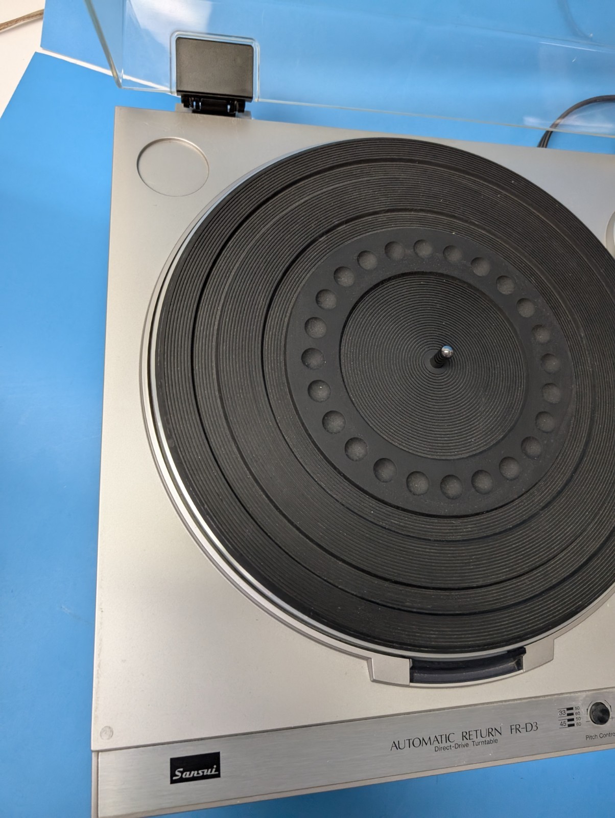Sansui FR-D3 Turntable Direct Drive Semi-Automatic Japan