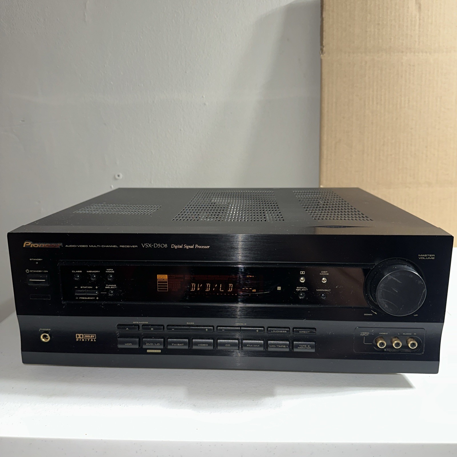 Pioneer VSX-D508 Audio/Video Multi-Channel Receiver With 5.1 Dolby Digital