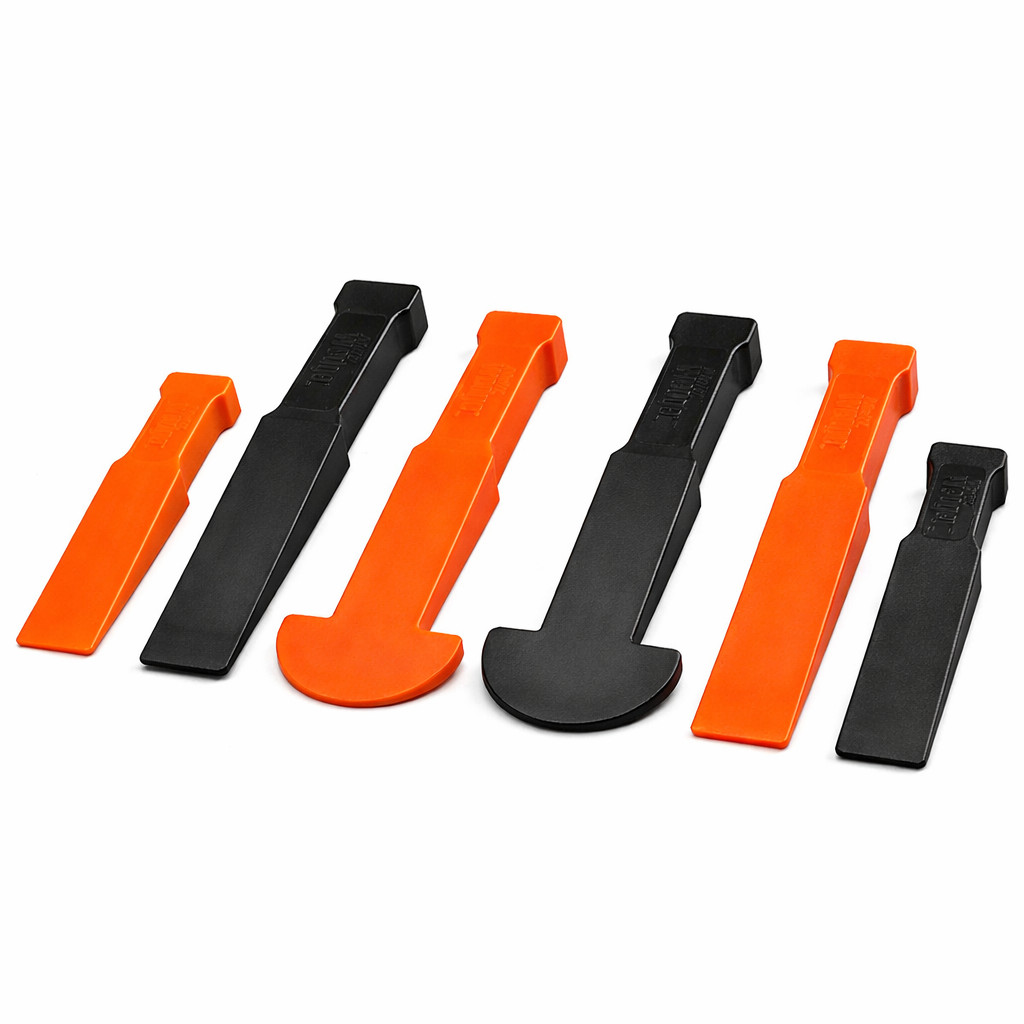 Powerbuilt 6 Piece Non-Marring Pry Bar, Moulding, Trim, Panel Set - 647989