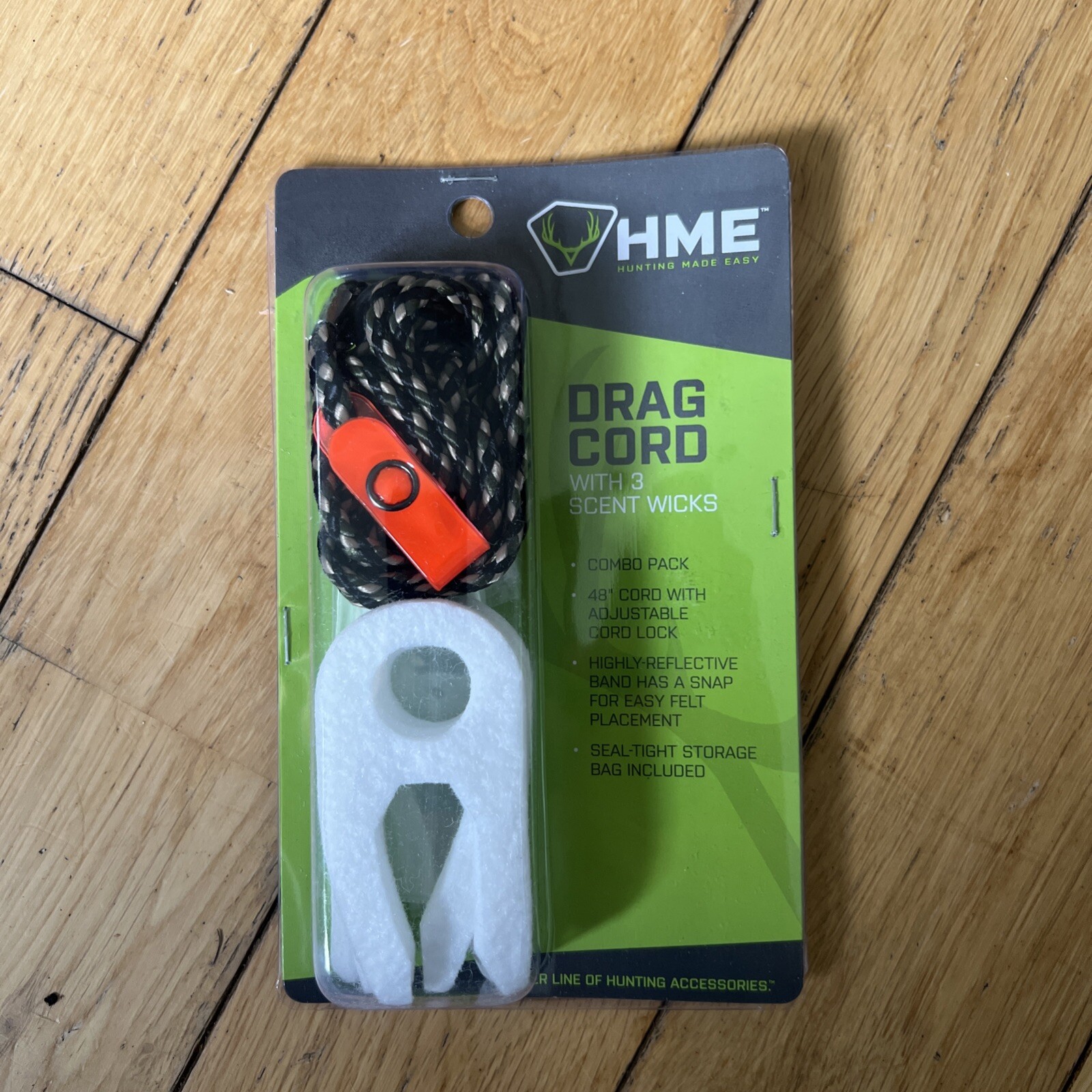 HME Products Scent Dispensers Drag Cord with 3 Scent Wicks Buck Doe #00301.
