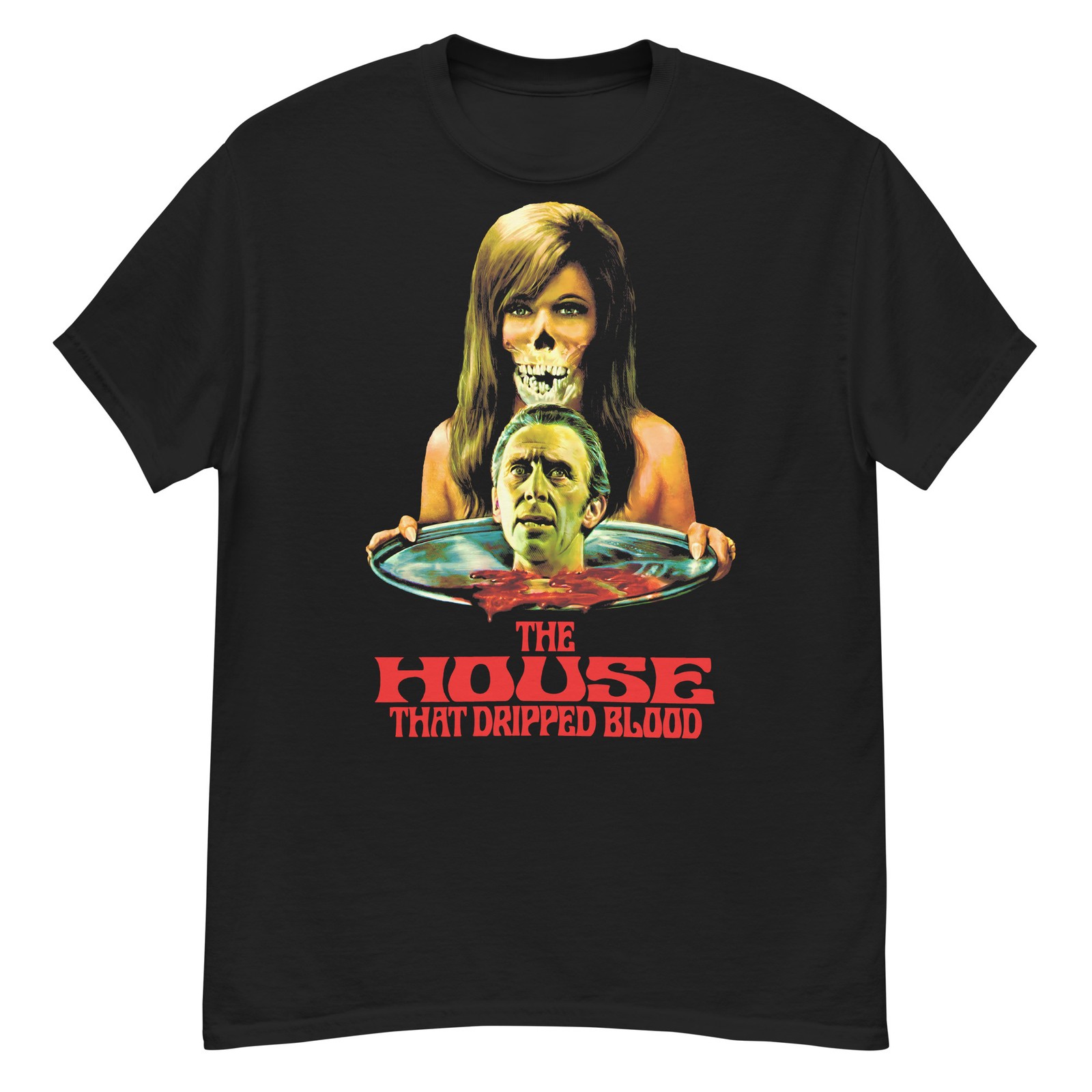 The House That Dripped Blood cult horror anthology fan art t-shirt