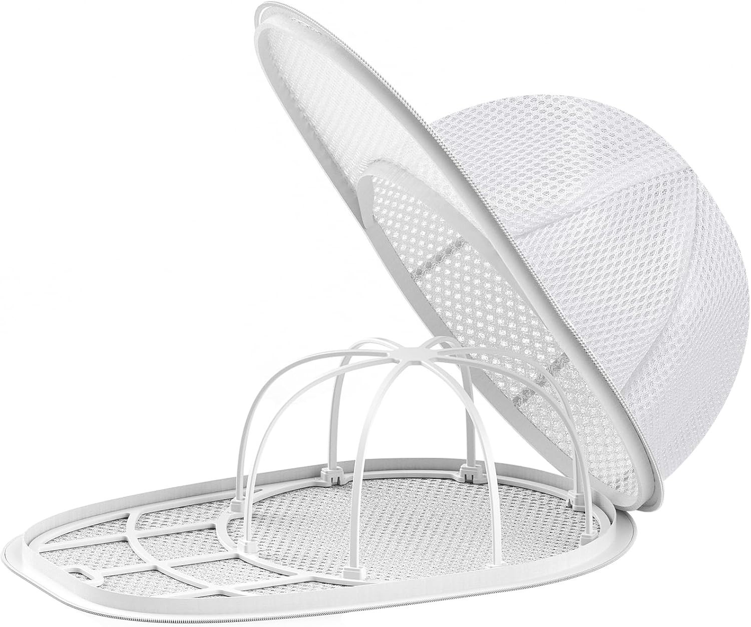 Hat Washer Cage Hat Cleaner for Baseball Caps Fit for Adults and Kids Hats,White