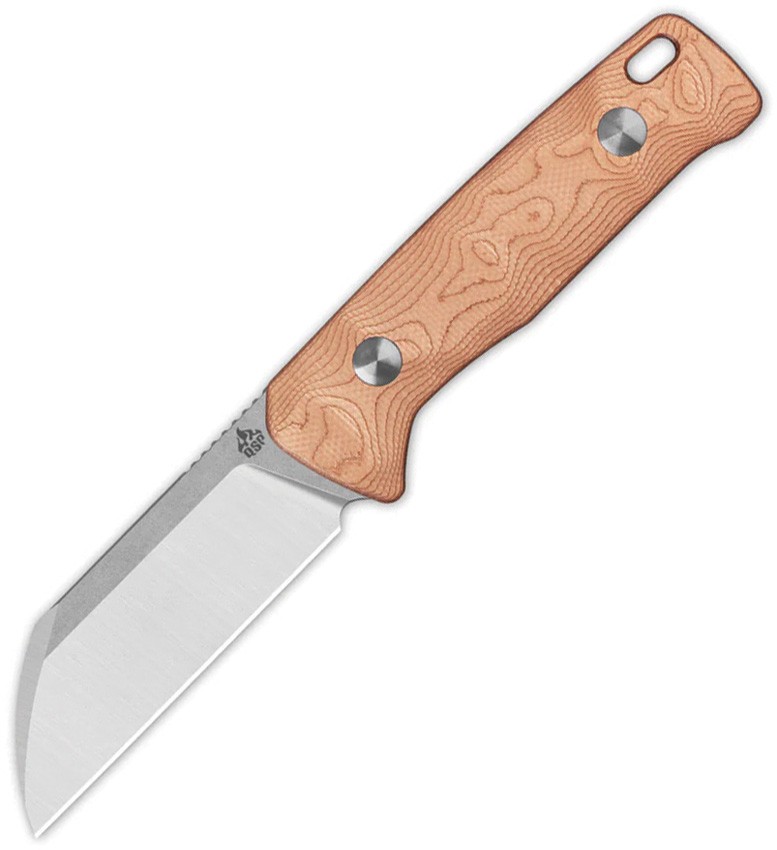 QSP Knife Baby Penguin Copper Foil G10 14C28N Fixed Blade Knife 130BPC1
