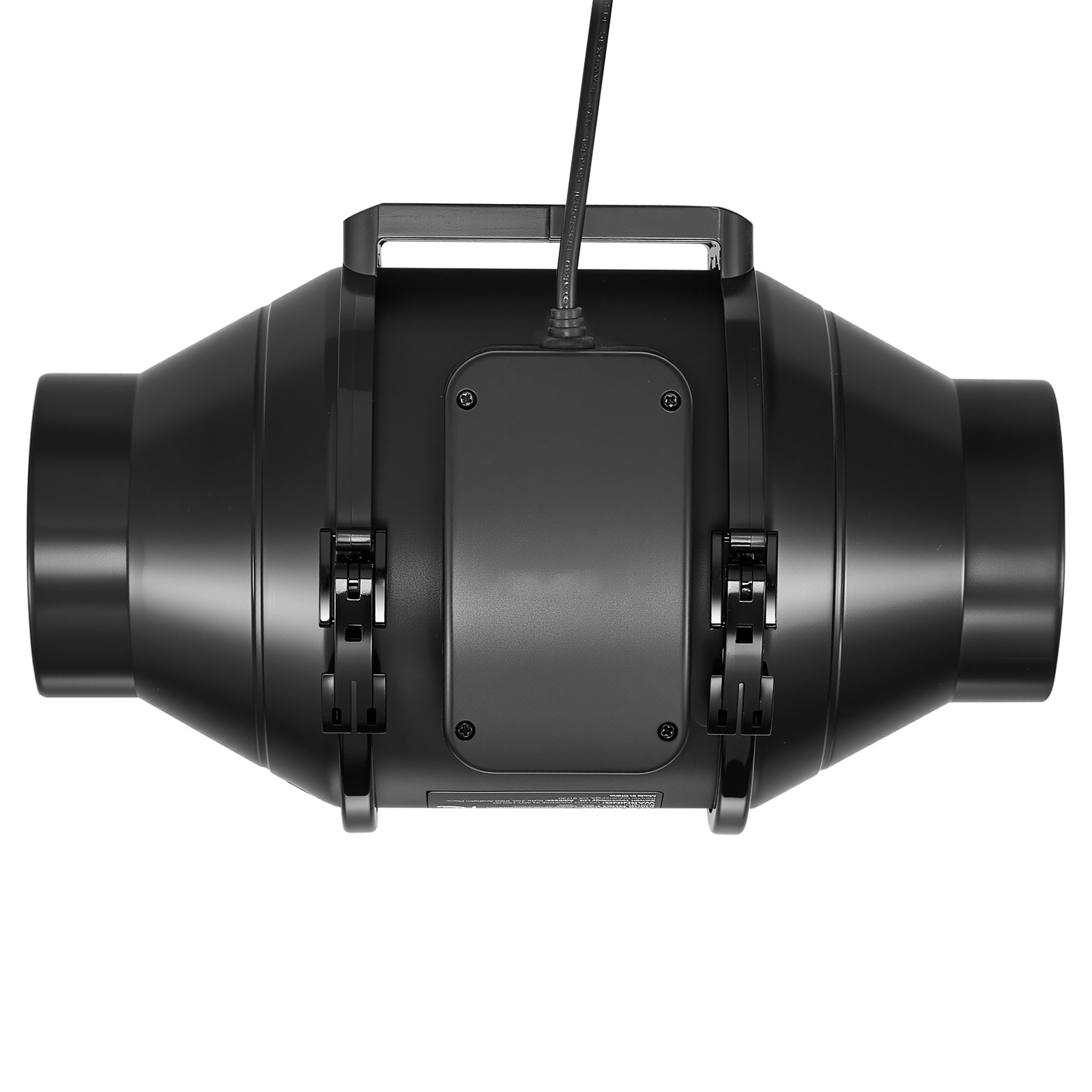 4" Inline Duct Fan 180 CFM Quiet Exhaust Ventilation Blower Black