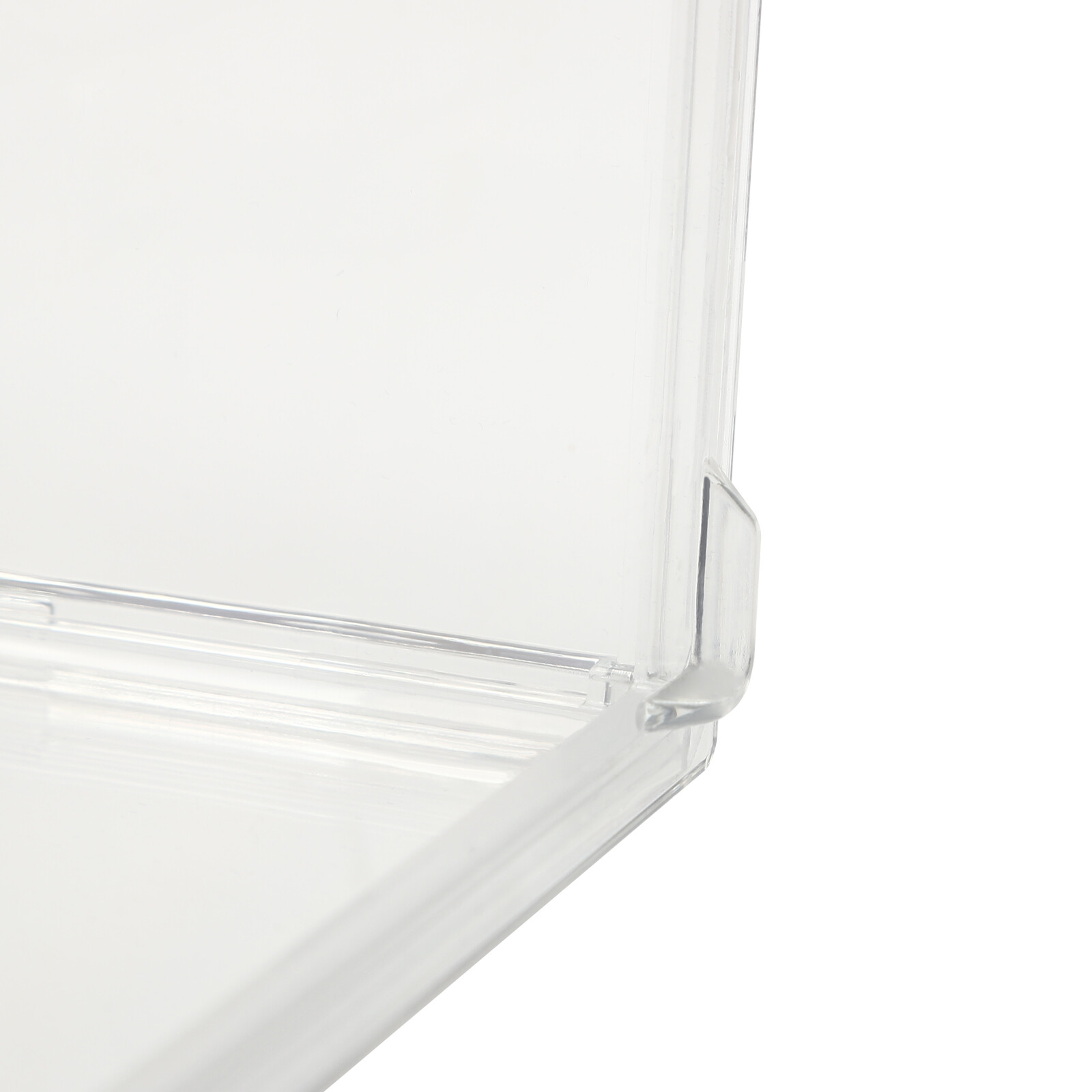 Clear 2-Tier PET Display Case Countertop Bread Cake Cupcake Storage