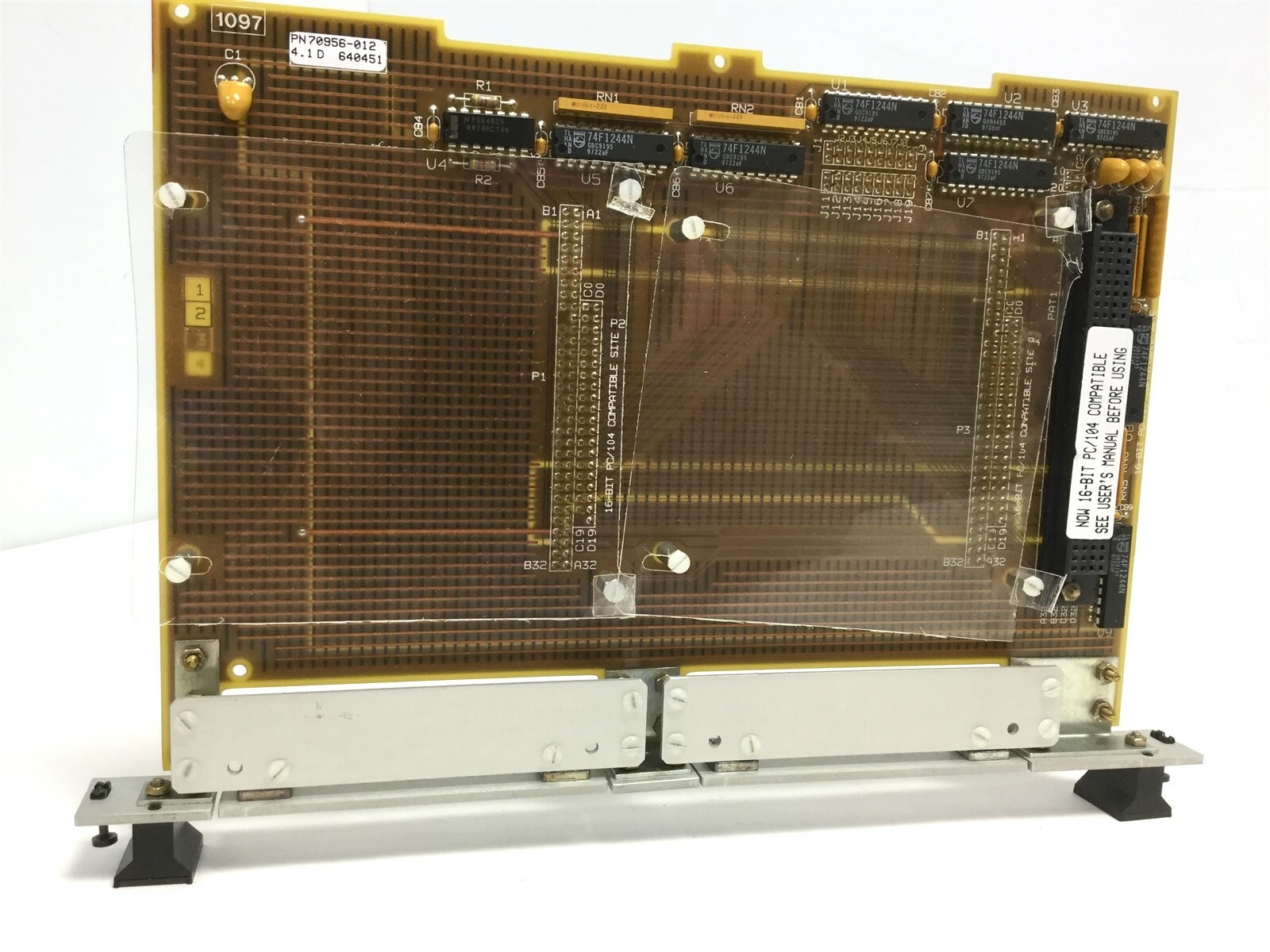 XYCOM XVME-956 Expansion Carrier, Space for 2 PC/104 Open Architecture Modules