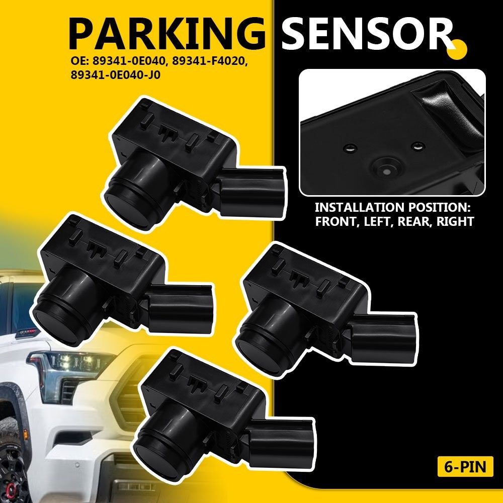 Fit 2021-2025 Venza RAV4 Prime Mirai Rear Bumper Parking Sensor 89341-0E040 4Pcs