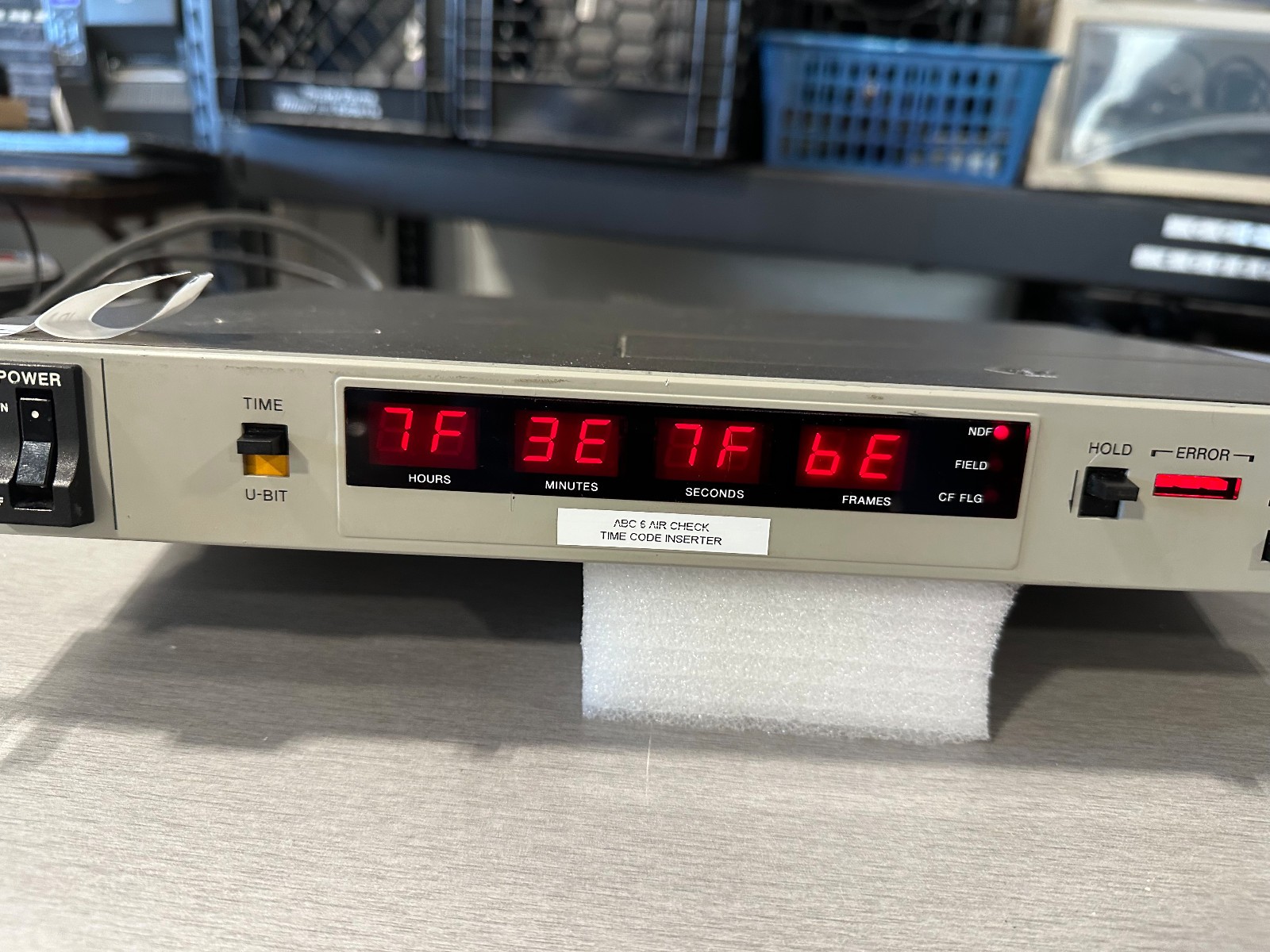 Sony BVG-1500 Rack Mounted Time Code Generator