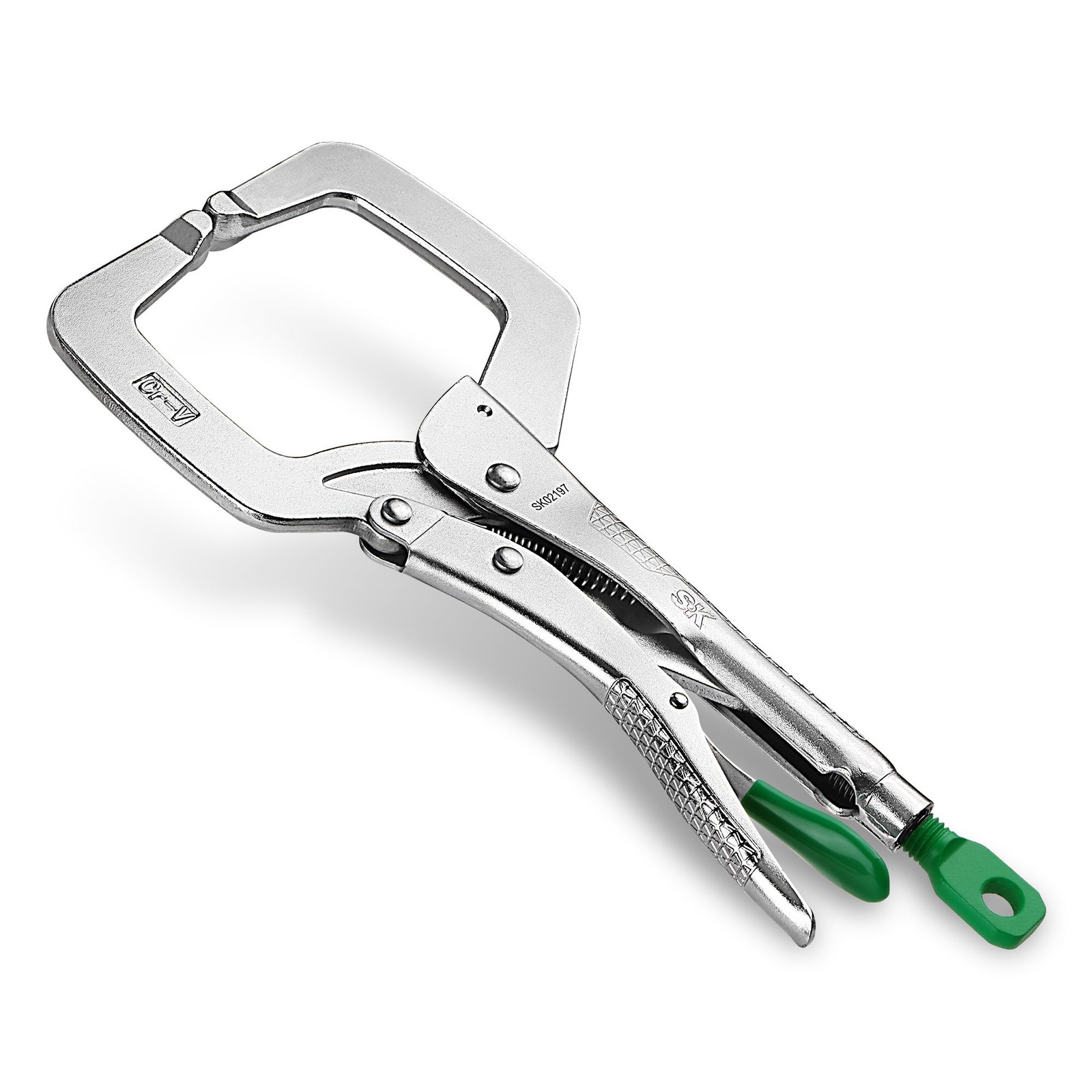 11" Cclamp Locking Pliers with Regular Jaws, Premium CRV Construction, Ergono...
