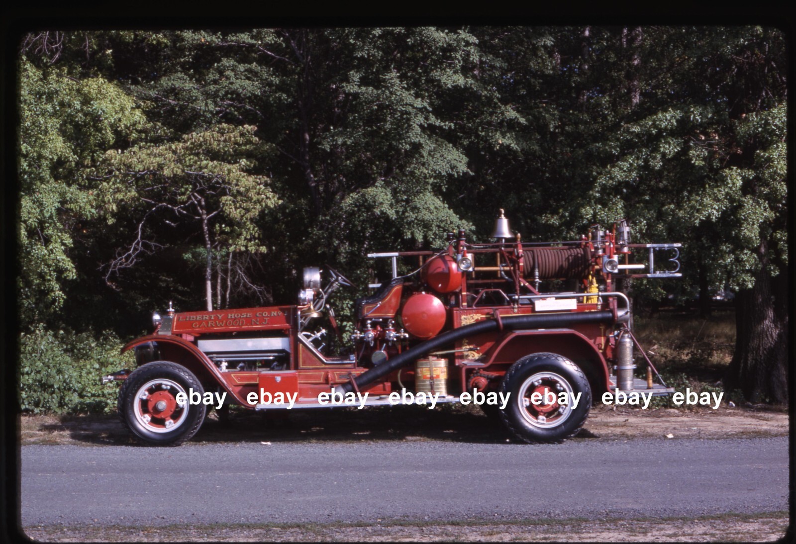 Garwood NJ 1921 American La France pumper Fire Apparatus Slide
