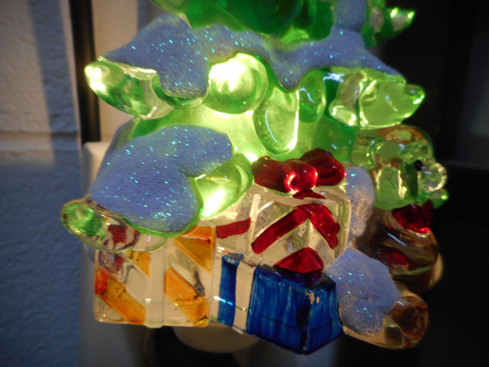 Night Light Christmas Tree Night Light Plug in Acrylic