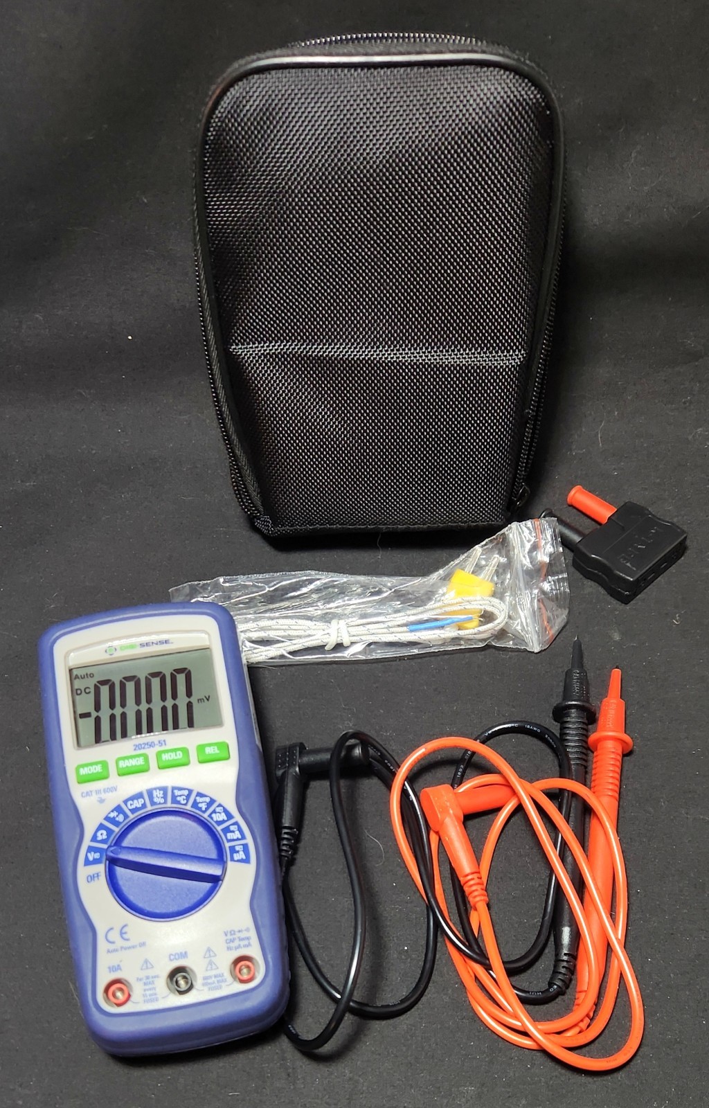 Digi-Sense 20250-51 Compact Multimeter Tester With Case