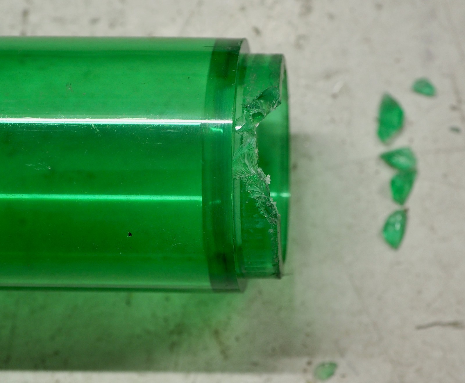 RCBS Uniflow  Powder Measure-Reservoir-mount ring chipped