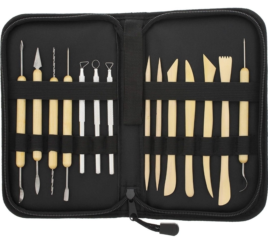Pottery & Clay Tools Set (14-Piece) - U.S. Art Supply