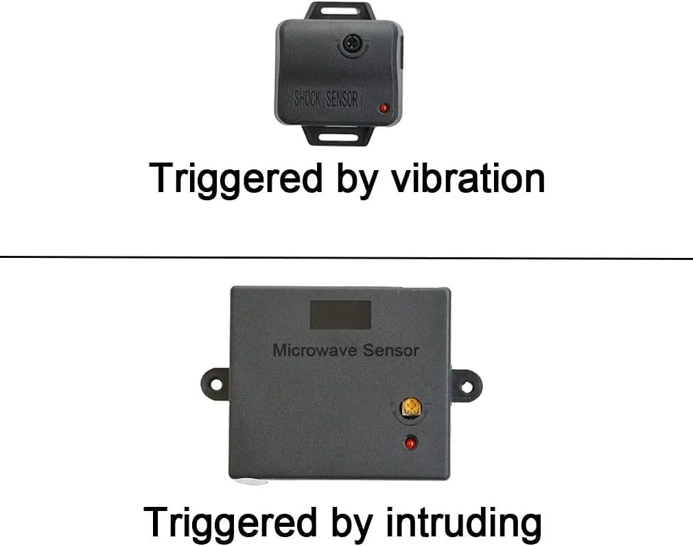 Car Alarm System Security Antitheft with Keyless Entry Kit | Shock Sensor, Micro