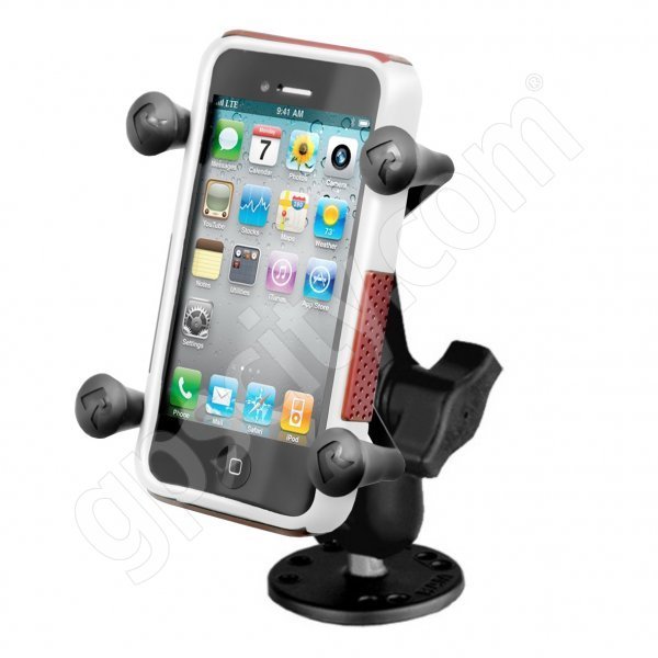 RAM Mount Universal Phone Cradle Aluminum Screw Down Mount RAM-B-138-UN7U