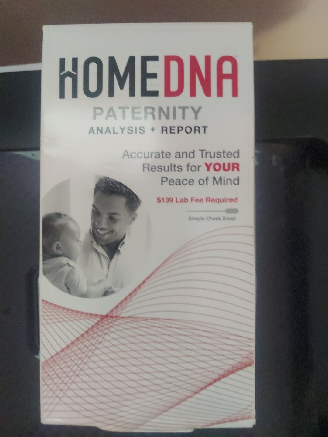 HOMEDNA Paternity Test Analysis + Report, Simple Cheek Swab Kit