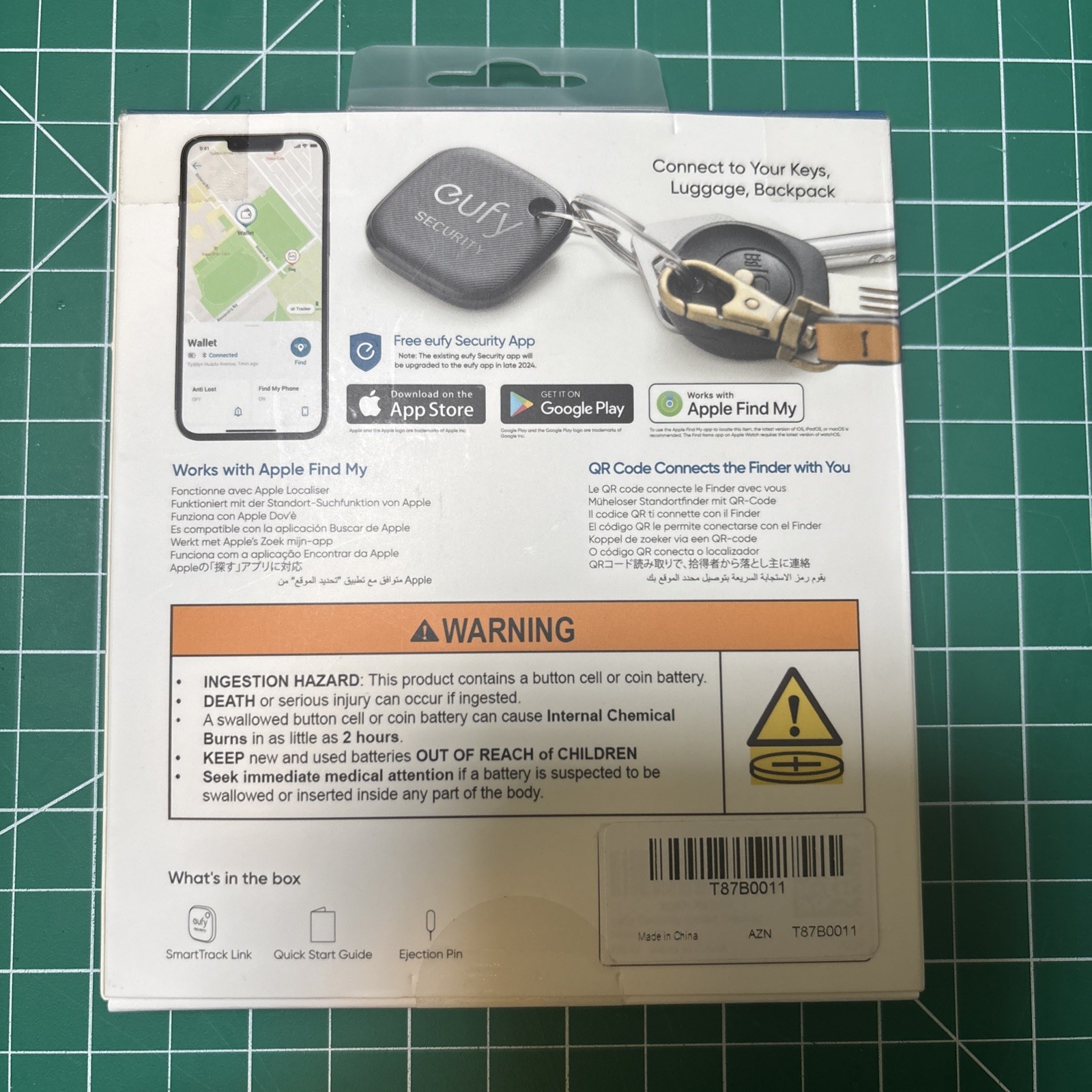 Eufy Security By Anker SmartTrack Link Black Color