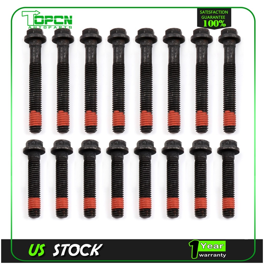 Head Bolts Fits 1995-2009 Buick Allure LeSabre Chevrolet Oldsmobile 3.8L
